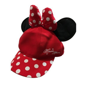 DisneyLand Resort‎ Youth Girl Red Minnie Mouse SnapBack Hat